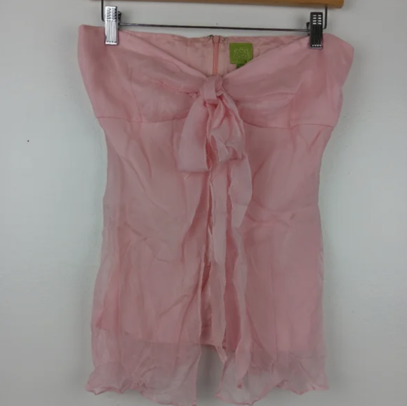 Chiffon Strapless Tops